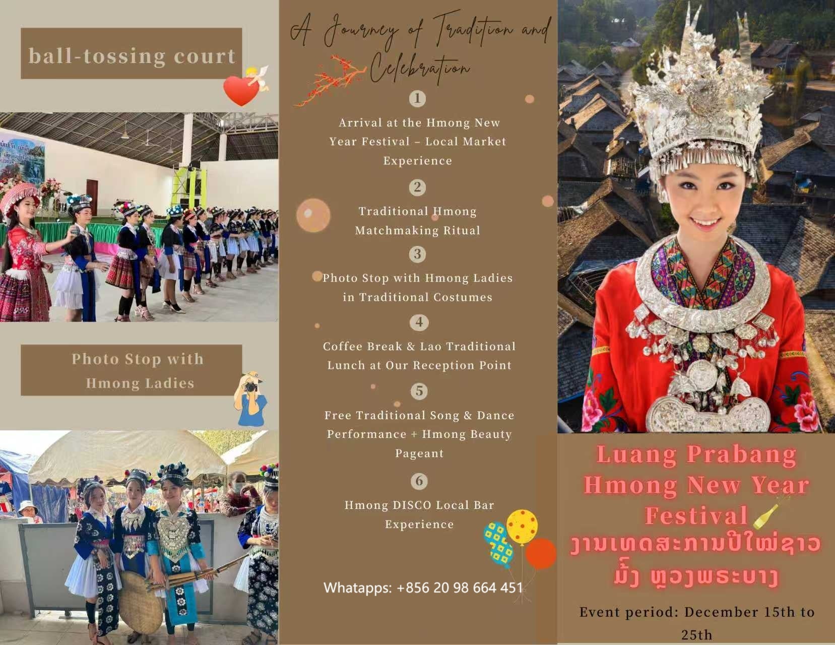 Hmong New Year Cultural Experience Program 2025 – Luang Prabang | Once-a-Year Festival