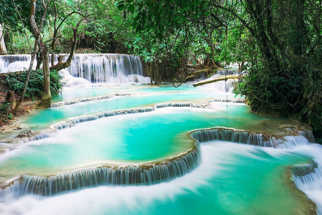 Explore Pak Ou Caves & Kuang Si Waterfall: Best Day Trip in Luang Prabang