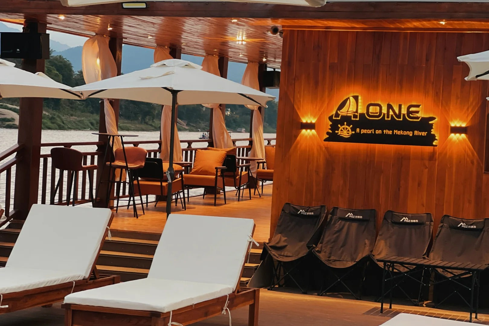 A One cruise A Pearl On The Mekong River