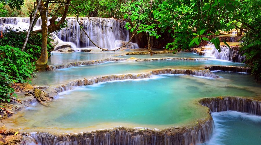 Kuang Si Waterfall Shared Minibus Ticket (Round Trip) - January 2026